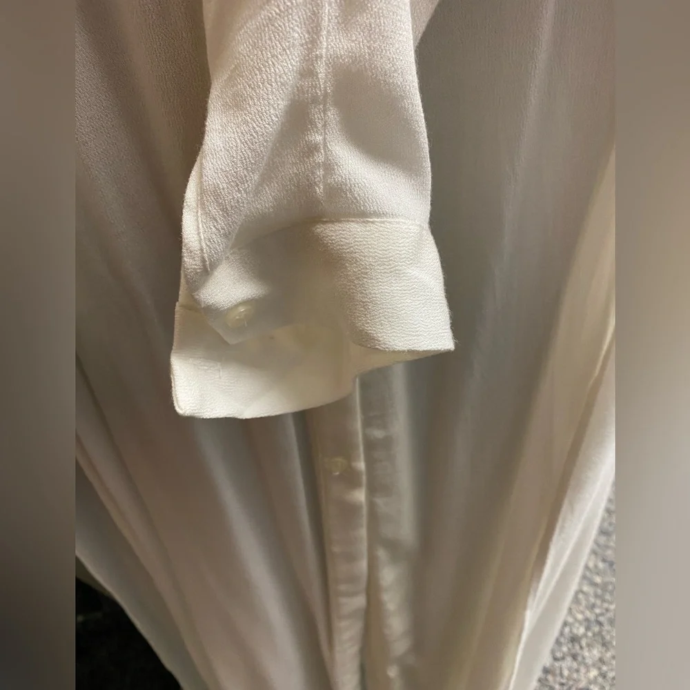 PQLA Ivory Button-Front Shirt Dress - Picture 6 of 10